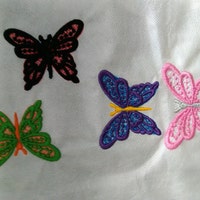 Cute FSL Butterfly Dimensional Free Standing Lace Machine Embroidery ...