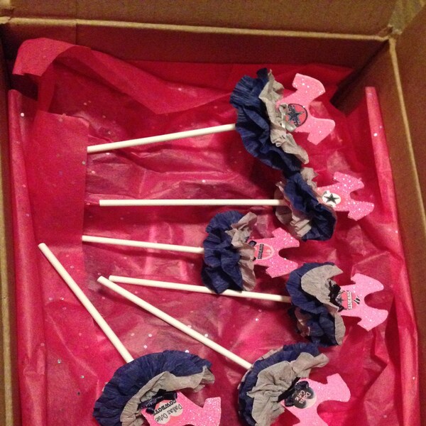 Tutu Cupcake Toppers, Pink and Gold, Princess Party, Ballerina Party - Etsy