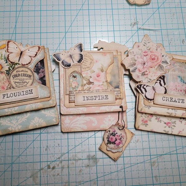 Shabby Pocket Hidden Paperclips Kit, 3, Junk Journal, Paper Clip ...