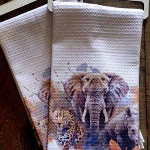 Big Five Watercolor Printable Wall Art | South African Big Five