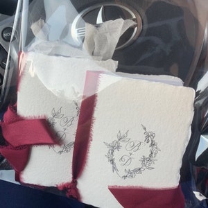 Fine Art Wedding Invitations Menu Cards by 