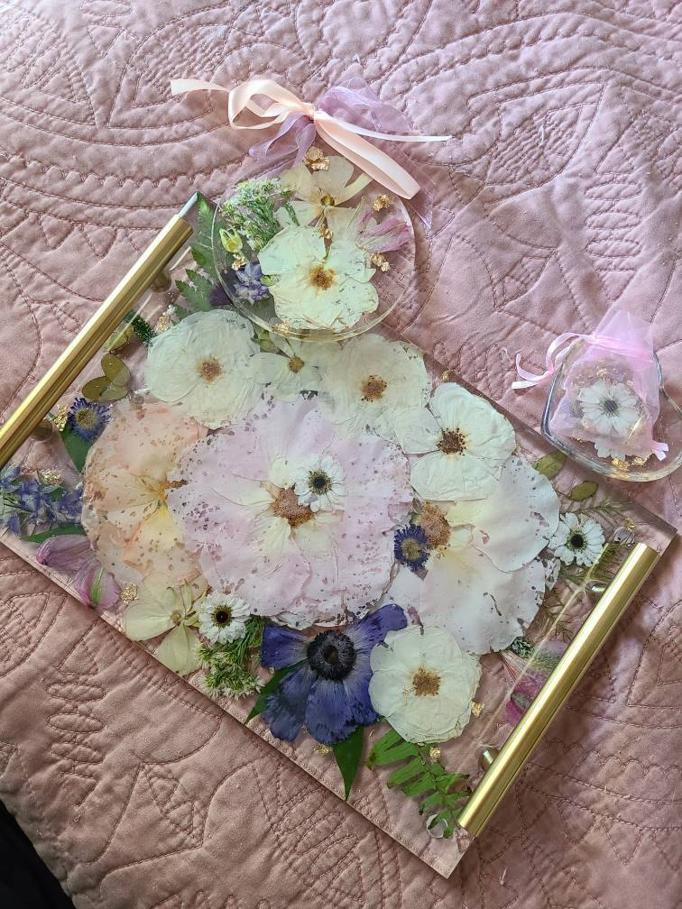 Preserved flowers from Morgan's etsy review