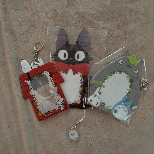 Black Cat Photocard Holder - Etsy