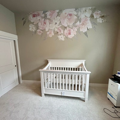 Removable Wall Decals DELANEY ROSE Blush Pink Nursery Wall Decor ...
