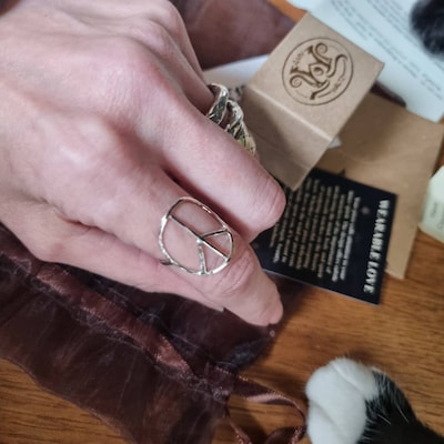 Peace Out Ring
