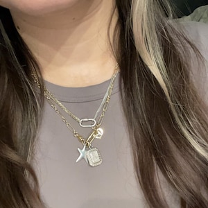 Bold Albert Watch Chain, Pocket Watch Chain, Vintage Gold Chain, Dog Clip Necklace, Albert Clasp | by Quinney Collection