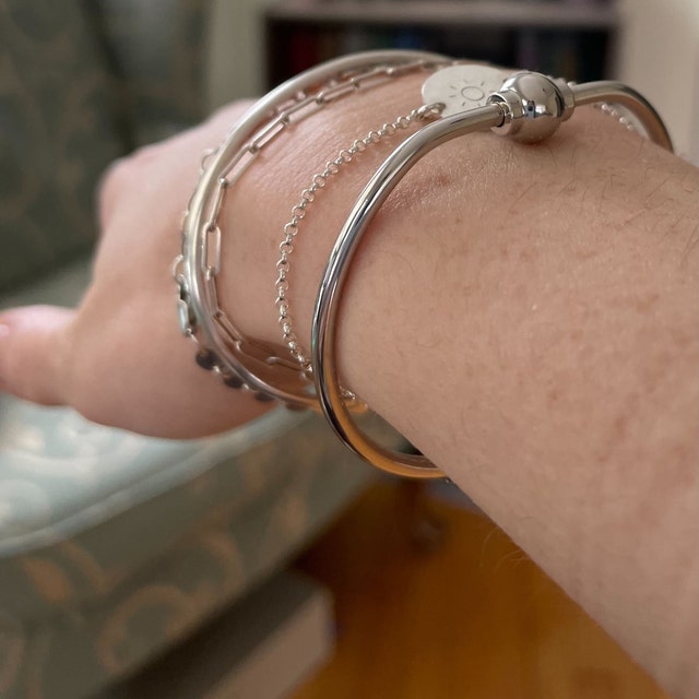 Made on Cape Cod. Bracelet Made in Sterling Silver With a Silver