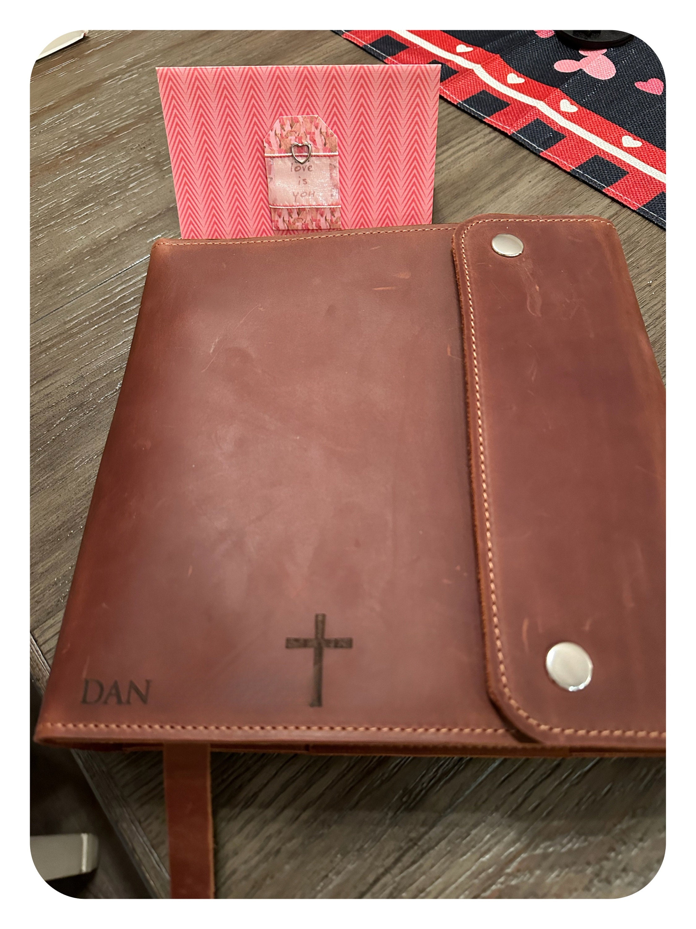 Handmade leather bible cover,Engraved bible cover,Custom size bible case,Bible cover personalized,Bible cover sleeve,Christian book cover
