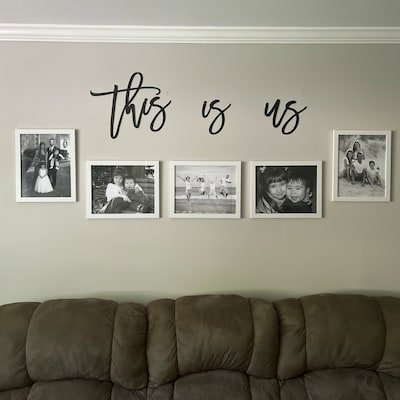 This is Us Metal Words Wall Decor Metal Decor This is Us. - Etsy