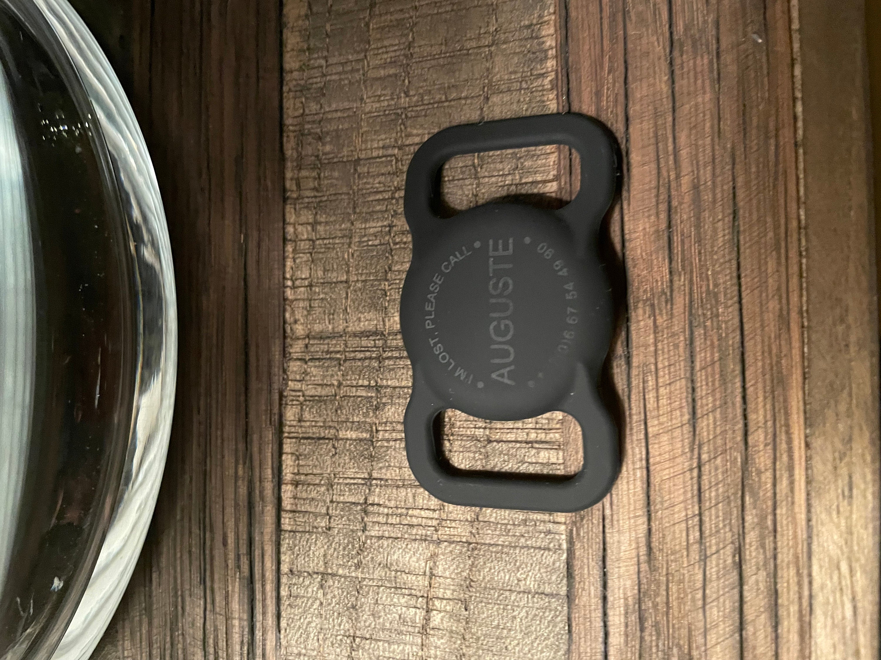 Engraved Silicone Dog Airtag Case,Silent Dog Tag Protective Case,Personalized Pet Air Tag Case,Custom Slide on Pet/Dog/Cat Tag Collar Holder