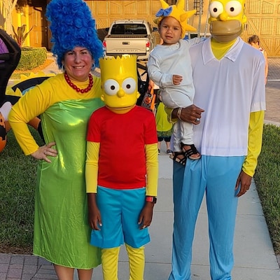 Crochet Maggie Simpson Costume-crochet Maggie Simpson Wig-halloween ...