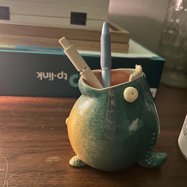 Ceramic Handmade Pencil Holder - Etsy