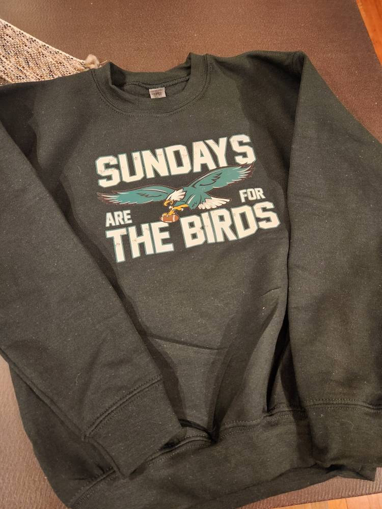 Philadelphia Football Sweatshirt,Sundays are for the Birds,Bird Gang Football sunday,Philadelphia Eagls Sweatshirt,Philadelphia Eagls Shirt