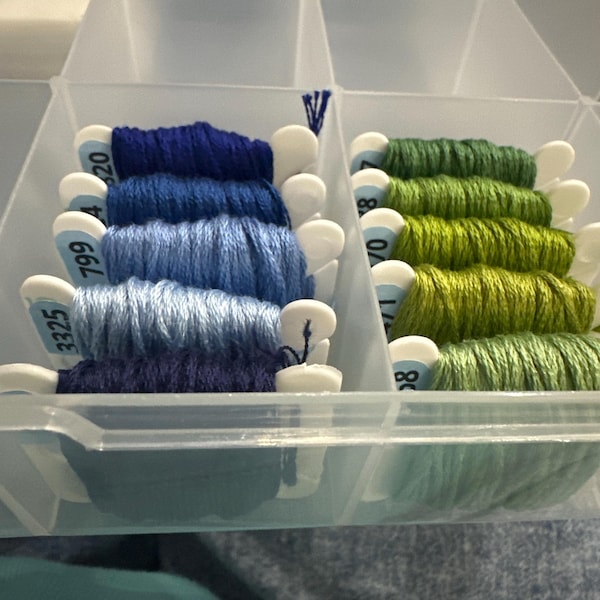 DMC Thread Labels - NUMBERS ONLY - Organize Your Bobbins With Large ...