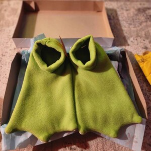 シューズ・サンダルその他 MOLLIOLLI Heel overshoe type eco-fur indoor shoes green chec Green Velvet Shoes, Green Velvet Cross Heels, Green Criss