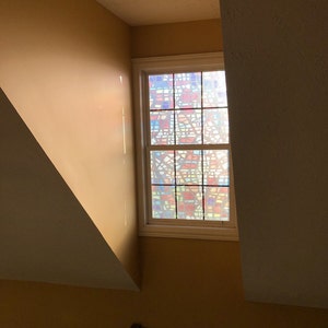 Stained Glass Window Film,double-sided Thickened Static Cling Window ...