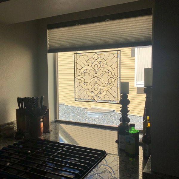 Curated visual reference: Picture Idea: Customizable Incredible Pacifica Beveled Stained Glass Window Panel