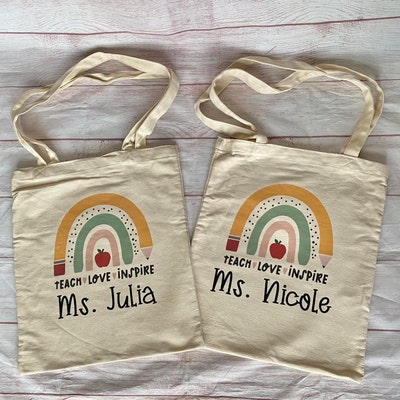 Teach Love Inspire Svg, Teacher Rainbow Svg, Rainbow Svg, Teacher ...