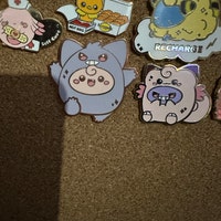 Gengar and Clefable Enamel Pins - Etsy UK