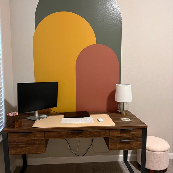 Sunrise Modern Arch Wall Decal | Peel and Stick Arch Wall Sticker ...