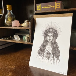 Hecate Fine Art Print Greek Goddess of Witchcraft, Magic, Night, and ...