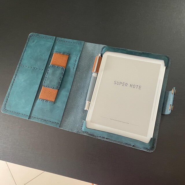 Personalized Leather Supernote A5 X2 Manta Cover, A6 X Case, A6 X2