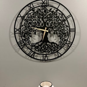 Wall Clock for Interior Decoration| Tree of Life Clock |Compass Large Clock|Deer Metal Wall Clock