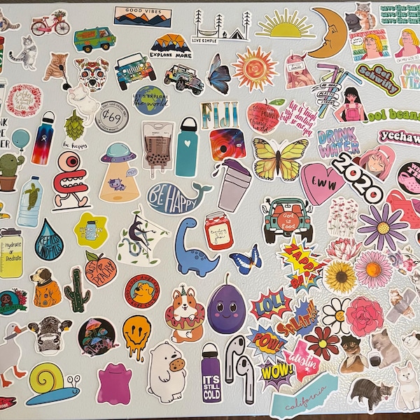 10-100 Random Sticker Pack - Etsy