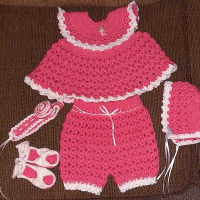 Digital PDF Crochet Pattern: Crochet Baby Girl Dress With - Etsy