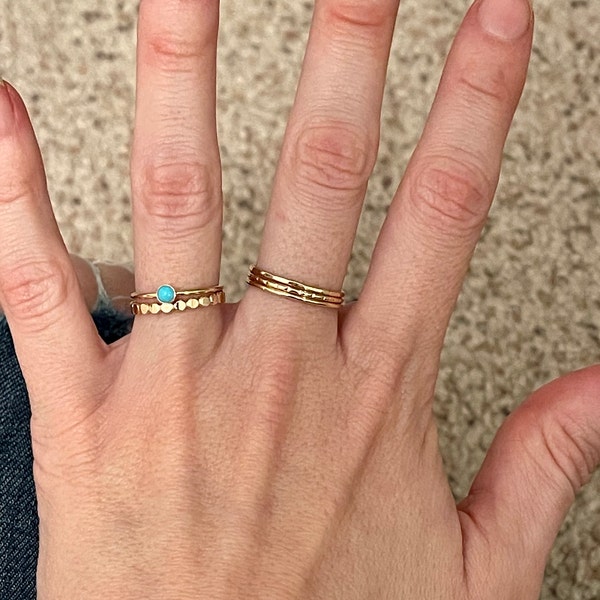 Gold Turquoise Ring, Turquoise Ring, Turquoise Ring Gold, Turquoise ...