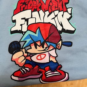 Friday Night Funkin T-Shirt: FNF Boyfriend Ballistic, Funny