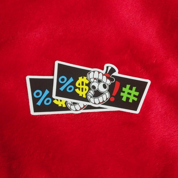 Tadc censor bar stickers etsy