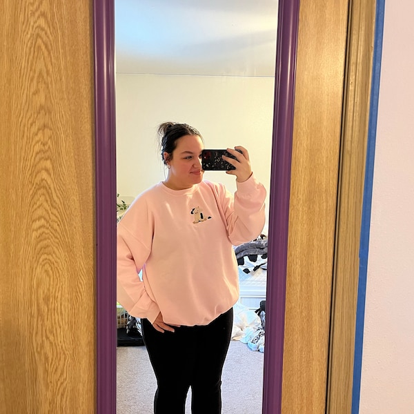 Sorority Sweatshirt - Chi Gamma Xi Chi K.H Pearls Women Off Shoulder main image 1
