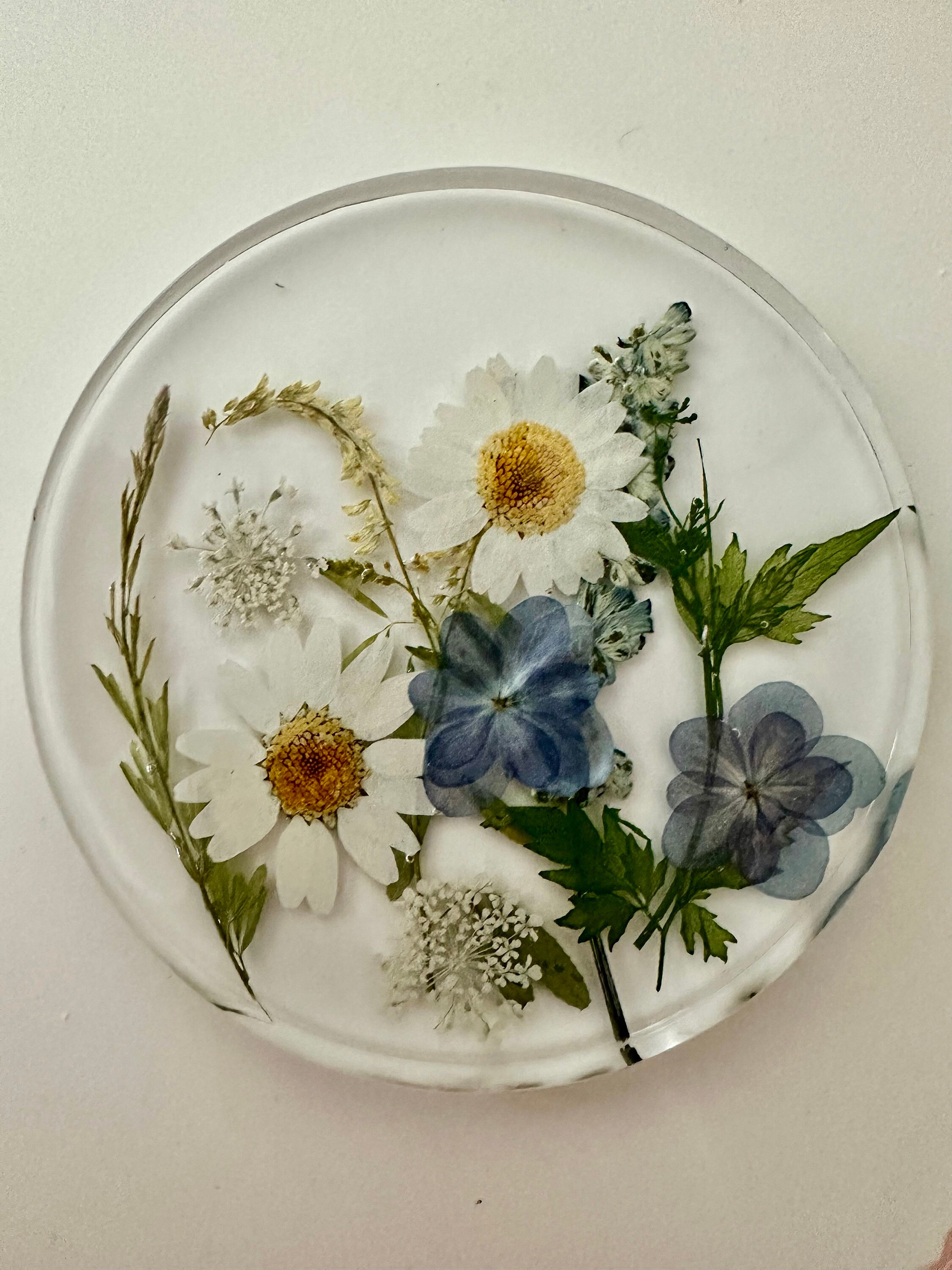 Natural Flowers Coasters,Colorful Pressed Real Flowers Outdoor Coasters,Custom Wedding Birthday Christmas Gifts Table Decor,Wildflowers Art