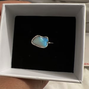 Customer photo from Emily, Raw Australian Opal Ring