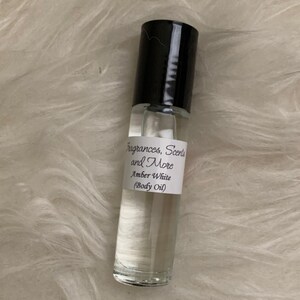 Amber White Perfume/body Oil 7 Sizes Free Shipping - Etsy