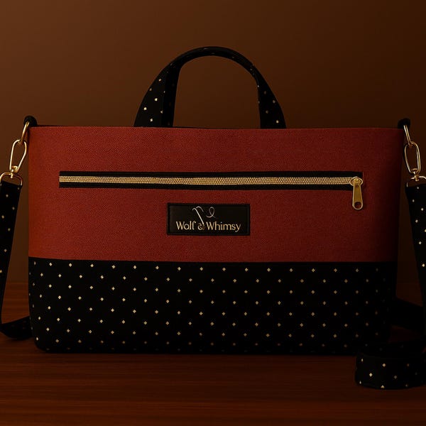 Eden Zipped Tote Bag | PDF Sewing Pattern + Video Tutorial | Beginner ...