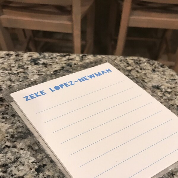 Personalized Lined Stationery for Boys, Personalized Stationary for ...