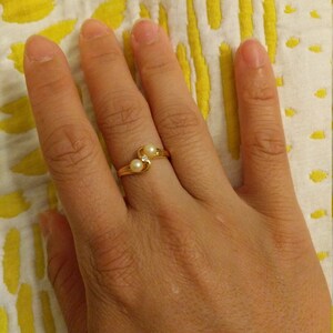 1960 TIGER Eye Cluster Ring Flower Cabochon Design 18kt HGE Size 5 AND 7 Spanish eyes Promise Ring Brides Maids gift ideas C