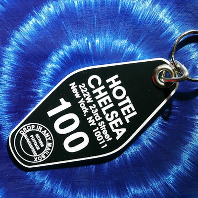 Hotel Chelsea Keychain, Motel Style Keychain. Hotel Chelsea New York ...