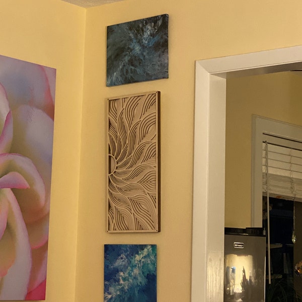 Curated visual reference: Visual Reference: Miagilaser Sunrise Multi Layer Wood Wall Decor Wood Mandala Multi