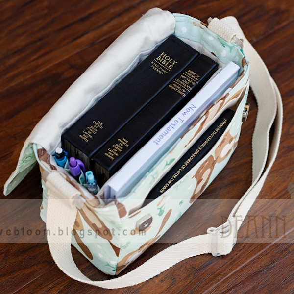 Scripture Bag Tote PDF Sewing Pattern, Small Bible Bag - Etsy