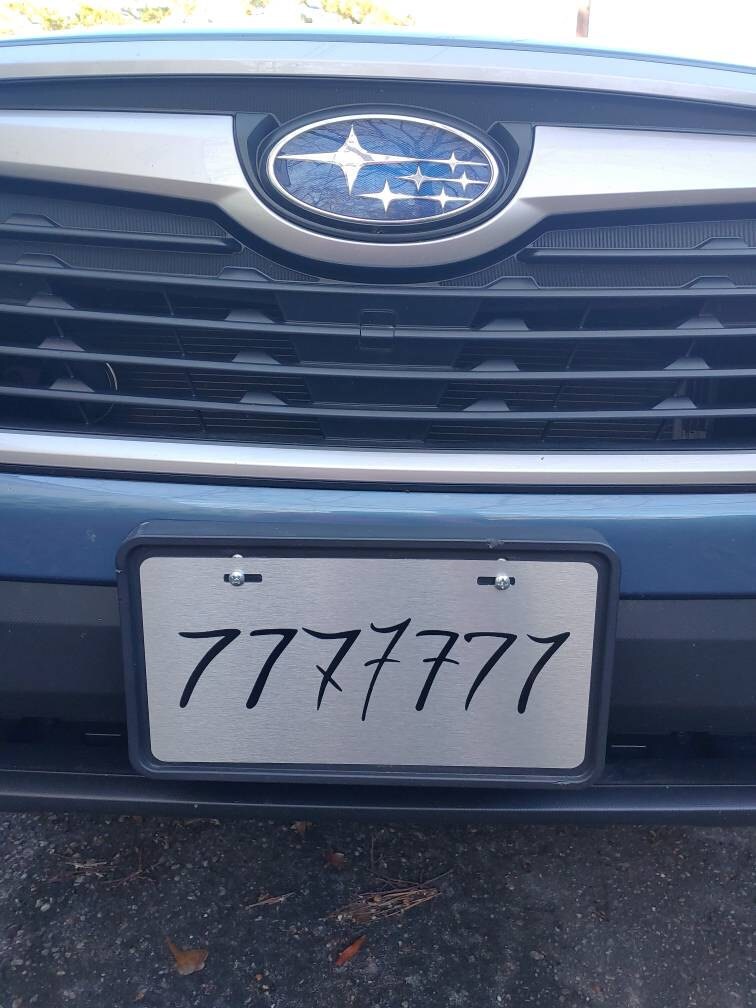 Personalized License Plate Tag Custom Plates