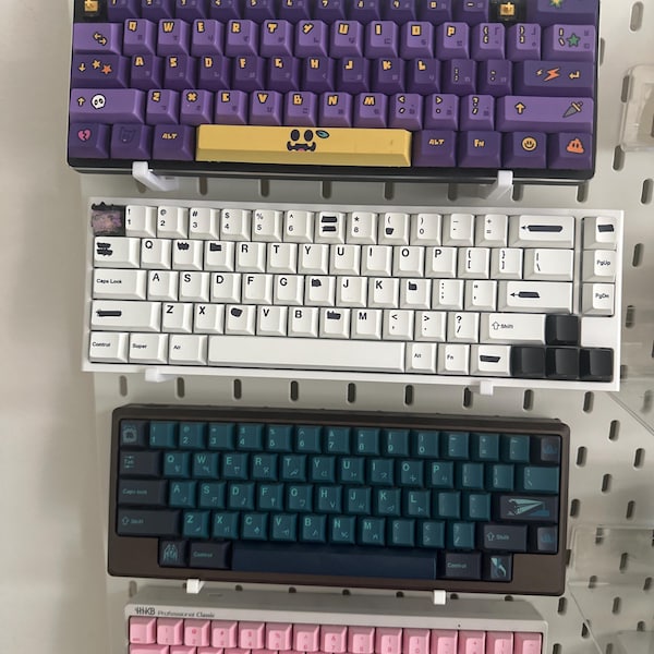 Keyboard Display Hook for IKEA Skadis | Mechanical Keyboard Pegboard ...