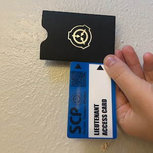 Get Secure Access To The Scp Foundation's Secret Laboratory With Id Cards!  - Temu