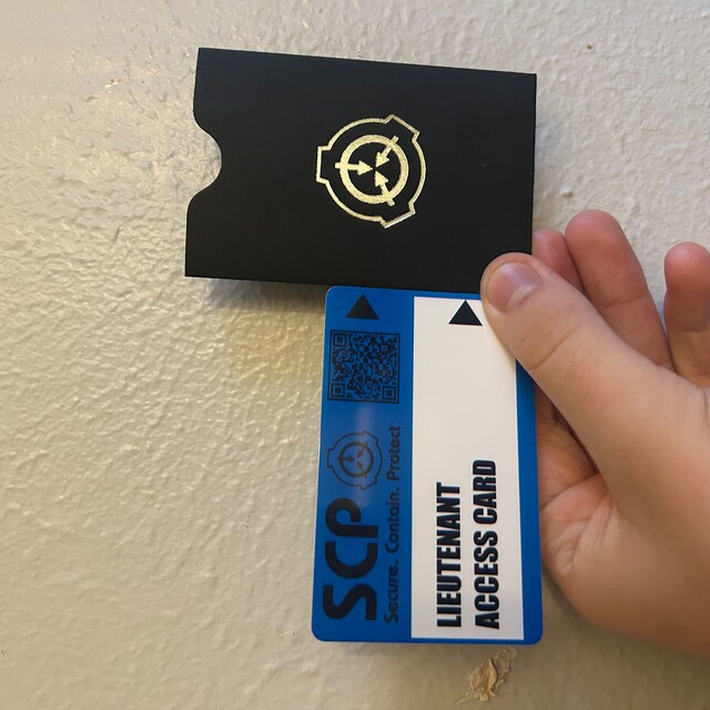 SCP Foundation Secure Access ID Cards Secret Laboratory 