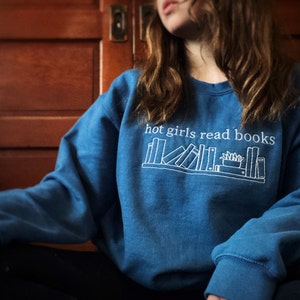 Women's Good Book Crew Sweatshirt, Chili
