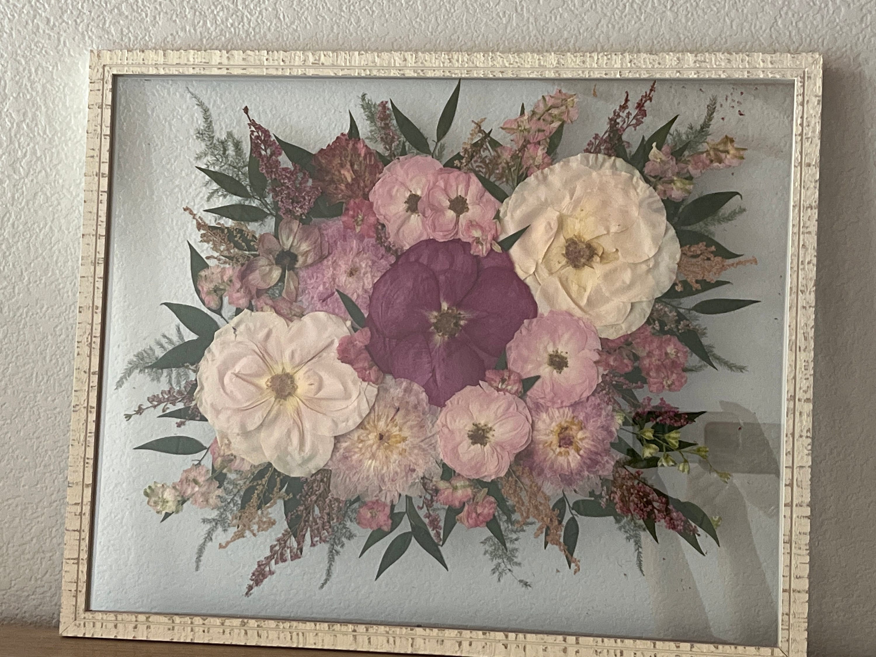 Preserved flowers from Sherry's etsy review