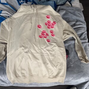 Custom Lip Print Sweatshirt, Valentines Day Sweatshirt, Lips