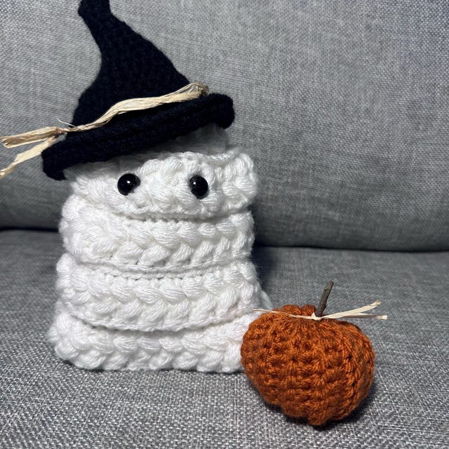A customer's finished Wheat Stitch Ghost Crochet Pattern